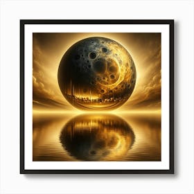 Moon Art 1 Art Print