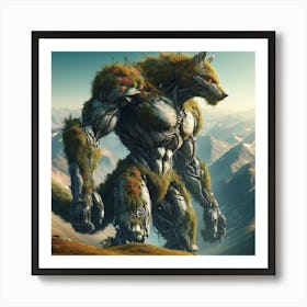 Mech Lycan V2 Art Print