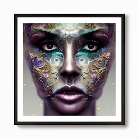 Face Of A Woman 1 Art Print