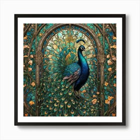 Peacock 15 Art Print