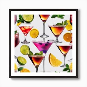 Alcoholic Drinks 3 Art Print