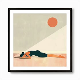 Yoga Pose 1 Art Print