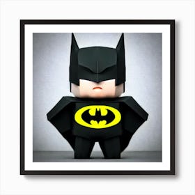 Batman Low Poly Creatures Art Print