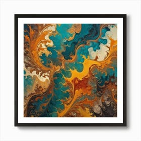 Abstract Painting 98 Art Print