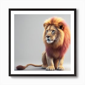 Proud Lion cub Art Print