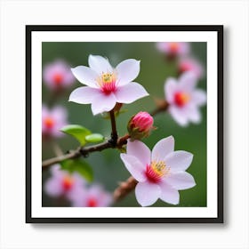 Blossoming Cherry Blossoms Art Print