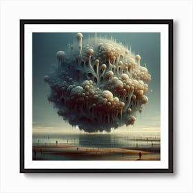 Alien structure Art Print