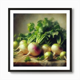 Fresh Turnips Kitchen Restaurant  Art Print