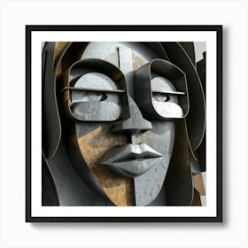 Face Of A Woman 6 Art Print