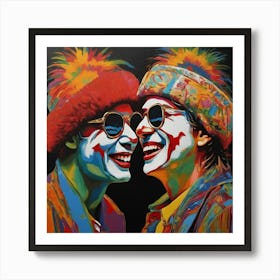 Clowns Art Print
