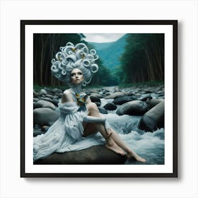 Fairy In The Forest 1 Art Print