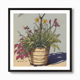 Flower Pot Art Print