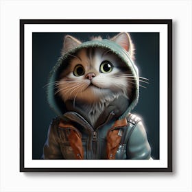 Jean Clawed Art Print