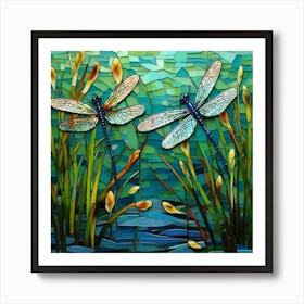 Dragonflies 36 Art Print