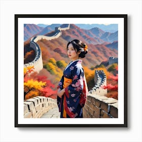 Great Wall Of China Art Print