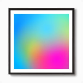 Abstract Colorful Background 22 Art Print