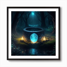 Ring In The Forest Art Print