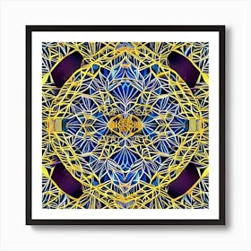 Abstract Geometric Pattern 6 Art Print