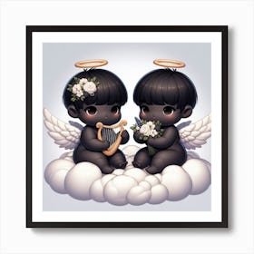 Angels Art Print