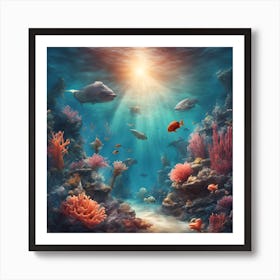 Underwater World Art Print