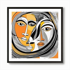 Cubist Painting 1 Art Print