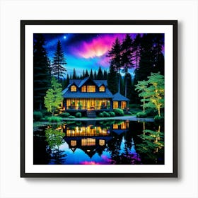 House In The Woods 1 Art Print