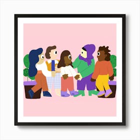 Group Of People Art Print