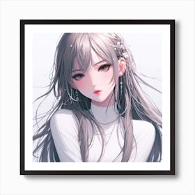 Anime Girl (23) Art Print