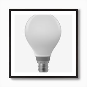 Light Bulb Art Print