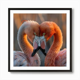 Flamingos 8 Art Print