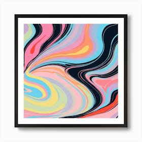 Abstract Swirls Art Print 3 1 Art Print