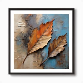 Aging leaf 1 Art Print