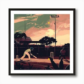 Cricket At Sunset Art Print