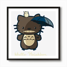 Hello Neighbor Art Print
