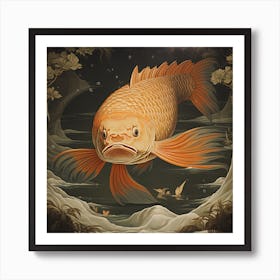 Koi Fish Art Print