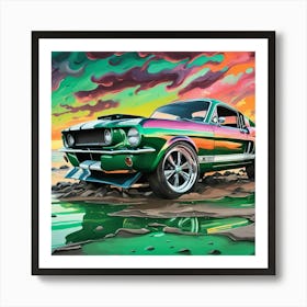 Ford Mustang 7 Art Print