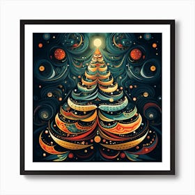 Christmas Tree 9 Art Print