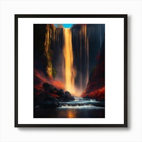 Waterfall 3 Art Print