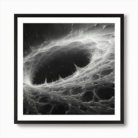 Black Hole Art Print