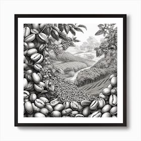 Coffee Beans 214 Art Print