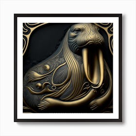 Walrus Art Print