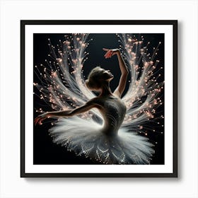 Delicate Swan Art Print