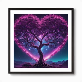 Heart Tree 9 Art Print