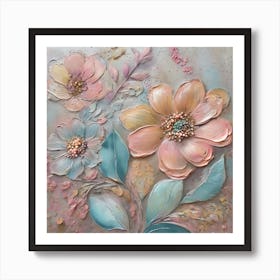 Floral pattern 10 Art Print