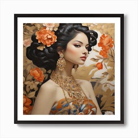 Asian Woman Art Print