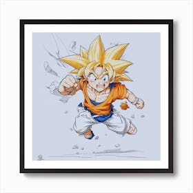 Goku 1 Art Print