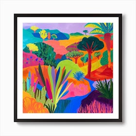 Colourful Gardens San Diego Botanic Garden Usa 1 Art Print