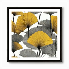 Ginkgo Leaves 30 Art Print