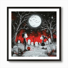 Spooky Night Art Print