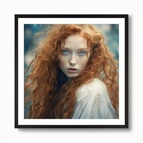 Fairytale Girl Art Print